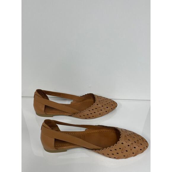 Spring Step Eslora Flat Womens Shoes Sz EU 42 10.5-11 Genuine Leather Camel Tan - Picture 2 of 9